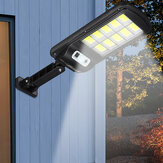 Luz solar de pared COB LED 10/12 para jardín, seguridad y calle con sensor de movimiento PIR y control remoto