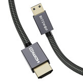 BlitzWolf® BW-HDC4 4K 18 Gbps Mini Cavo HDMI a HDMI 1.2 m con HDMI 2.0 4K * 2 K @ 60 H 18 Gbps Trasferimento PP Giacca intrecciata Stagnato Rame Filo 1.2 M