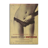 Seksverslaving Dagboek Poster Kraftpapier Wandposter DIY Muurkunst 21 inch x 14 inch
