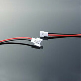 Bricolage 1.25mm 2 broches micro mâle femelle connecteur-câble pour RC LIPO Batterie FPV Drone Quadricoptère