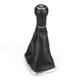 Car 5-Speed ​​Leatherette Gear Gaitor Knob Shift Boot Cover pour Volkswagen Jetta