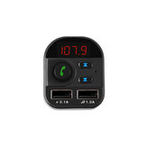 805E bluetooth MP3 lejátszó digitális kijelzős autós töltő támogatás U Disk TF kártya