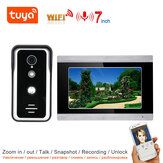 TUYA Видеодомофон WIFI Видеодомофонная система Домашний интерком с 7-дюймовым сенсорным экраном 1/2/3 монитор AHD 1080P Дверной звонок