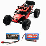 Feiyue FY03H Two Battery 1500+3000mAh 1/12 2.4G 4WD Brushless RC Car Metal Body Shell Truck RTR Toy