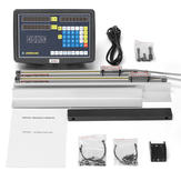 JCS900-2AE 2 Axis Digital Readout with 2pcs 300 400mm Linear Glass Scales Lathe and Mill Tool