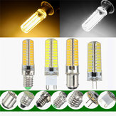 Bombilla LED de luz blanca pura y cálida regulable E11 E12 E14 E17 G4 G9 BA15D 4W 80 SMD 5730 AC220V