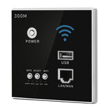 300M беспроводной WIFI скрытый в стену маршрутизатор WiFi репитер усилитель USB зарядное гнездо для использования дома