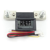 Testador multifuncional OLED RIDEN® 100V 50A/100A 7 em 1 de tensão corrente tempo capacitância voltímetro amperímetro medidor de parâmetros elétricos