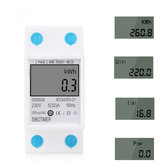 DDS528 LCD Digital Pantalla Medidor de energía 230V AC 50Hz Consumo de energía Medidor de kWh Energía monofásica