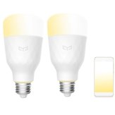 2PCS Yeelight YLDP05YL E27 10W Warm White to Daywhite WiFi Smart LED Bulb AC100-240V (Xiaomi Ecosystem Product)