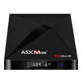 A5X MAX PLUS RK3328 4GB RAM 32GB ROM Android 7.1 5.0G WIFI 1000M LAN Bluetooth HDR 10 USB 3.0 TVボックス