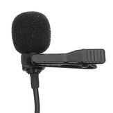 Arimic Lavalier Lapel Clip-on Omnidirectional Condenser Microphone for DSLR Camera Smartphone