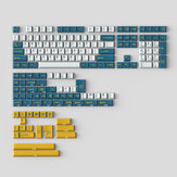 173 Tasten Farbabstimmung ABS Keycap Set Cherry-Profil Zweifarben-Spritzguss Custom-Keycaps für mechanische Tastaturen.