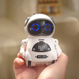 JIABAILE 939A Robot da tasca Robot intelligente con riconoscimento vocale, apprendimento del tono variabile. Giocattolo per bambini multifunzionale