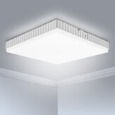 Lámpara de techo cuadrada con patrón de 24W 6000K blanco brillante con 40 perlas de lámpara 160-265VAC IP54