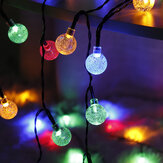 20/50/100 LED 5/7/12m Solar-Lichterkette in Ballform mit einem Durchmesser von 1,7 cm wasserdichtes Outdoor-Feenparty-Garten-Weihnachtsdekorationen Clearance Weihnachtsbeleuchtung