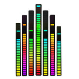 Poziomy muzyki RGB zbieranych przez rytmiczne światło kontrolowane dźwiękiem elektronicznym spektralnym biurkowym oświetleniem atmosferycznym muzyki
