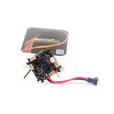 25.5x25.5mm Happymodel Crazybee X V1.0 F4 OSD Flight Controller 1-2S AIO 5A BL_S 4in1 ESC & 40CH 25mW VTX & Compatible Frsky D8 / D16 RX for Whoop RC Drone FPV Racing