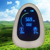 ZN-AZ-CO2-033 5 in1 Tuya Smart Laser Infrared Sensor for Carbon Dioxide Smoke Alarm Temperature and Humidity Tester