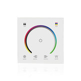 LUSTREON Touch Panel Color Changing Light Switch Dimmer Controller for RGB LED Strip DC12-24V