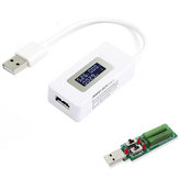 Cyfrowy tester USB wyświetlający prąd, napięcie, pojemność ładowarki, detektor mocy banku zasilania i baterii, obciążenie oporu rozładowującego