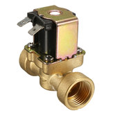 24V 2-Way Normally Closed Valve Brass Electric Solenoid Valves For Air Water
