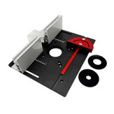Aluminiumlegierung X8 Router-Tisch-Einsatzplatte Holzbearbeitungsfräs-Kipp-Tisch Schneide Anreißmaschine