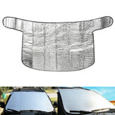 Capa universal para janela dianteira do carro que protege dos raios UV e funciona como viseira para o para-brisas