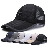 Наружная базовая шапка с пряжкой Quick Dry Snapback Летняя солнечная сетка, удобная, однотонная шапка для женщин и мужчин, шляпа для рыбалки
