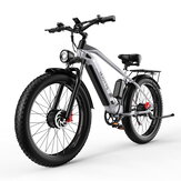 [UE DIRECTE] DUOTTS F26 Vélo électrique Batterie 48V  17,5AH Moteurs doubles 750W*2 Frein à huile Autonomie maximale de 50KM Charge maximale de 150KG Vélo électrique