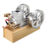 Eachine ET8 Motor de Doble Válvula Completo de Velocidad Ajustable de Golpe y Fallo Horizontal Modelo STEM de Juguetes para Mejorar el Motor
