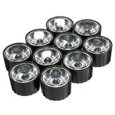 Yüksek Güç Diy Siyah Işık Lambası Ampulleri için 10pcs 10 ° 15 ° 30 ° 45 ° LED Lens
