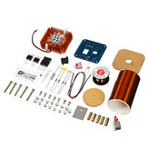 24 V DIY Kit Montado Eletrônico Mini Música Tesla Bobina Plasma Speaker Tesla Gerador de Arco