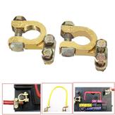 Universal Replacement Auto Car Battery Terminal Clamp Clips Brass Connector