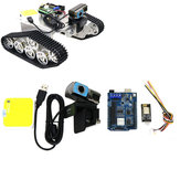 UNO R3 Board+Motor Drive Board+ Camera+Router+Wifi Module Kit 2/3/4WD Smart Chassis Tank Car Video Controller Kit with for  DIY Part