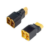 Adaptateur de connecteur mâle RJX Parallel Serial 1 XT-60 vers 2 fiches femelles pour batterie Lipo
