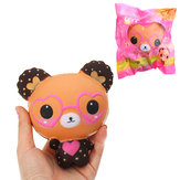 Összegyűjthető ajándék puha játék Bear Squishy 15cm lassú felugrású csomagolással