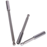 Porta-bits magnético para chave de fenda com haste hexagonal de 1/4 de polegada, ponta de extensão da barra de 60mm/100mm/150mm