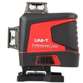 Nível a laser UNI-T LM576LD de 16 linhas 3D Linha laser verde horizontal e vertical com autonivelamento automático e controle remoto para uso interno e externo