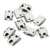 10pcs Micro USB Female 5Pin 1.0 SMT Type B stopcontact Solder Connector