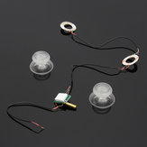 DIY Taste Transparent Analog Thumb Sticks Joystick Caps Led-Licht Für PS4 Für Play Station 4 Steuerung