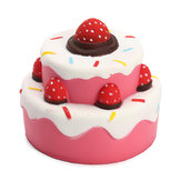 11CM Jumbo Squishy Strawberry Cake perfumado Super Slow Rising niños juguete lindo regalo