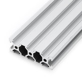 Extrusões de perfil de alumínio Machifit Prata 2060 V-Slot de 20x60mm perfis de extrusão de alumínio para máquina de gravação a laser CNC