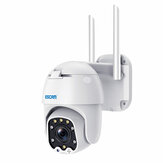 Câmera IP ESCAM QF288 3MP Pan/Tilt 8X Zoom Detecção de humanoides AI Armazenamento em nuvem Impermeável WiFi com áudio bidirecional