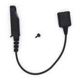 Adapterkabel Baofeng UV-9R Plus UV-XR wasserdicht zum 2-Pin-Anschluss geeignet für UV-5R/UV-82/UV-S9 Walkie-Talkie-Headset-Lautsprecher-Mikrofon