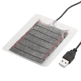 5 pcs DC 5V 2.5 W Preto USB Aquecedor De Placa Aquecida Para Luvas Mouse Pad