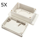 5Pcs 100x68x50mm White Plastic Waterproof Electronic Case PCB Box