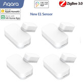 Aqara E1 Window and Door المستشعر Zigbee 3.0 Wireless التحكم عن بعد مراقبة ذكي Home Kit التحكم عن بعد إنذار Eco-System Works with Homekit و Mi Home التطبيق
