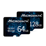 Cartão de memória Microdata Class10 UHS-3 TF de alta velocidade 64G 128G 256G Memory Flash Card com adaptador de cartão