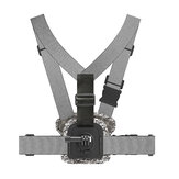 TELESIN Doppelmontierung rutschfester elastischer Brustgurt für GoPro DJI Osmo Action Original Kamera Zubehör